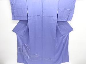 寿光織　松竹梅模様刺繍訪問着